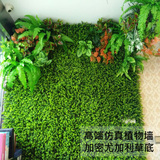 仿真尤加利草坪加密人造草皮塑料假草坪背景墙绿植墙植物墙挂装饰