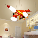 飞机灯吊灯创意儿童房灯具LED卡通灯饰卧室灯男孩房间灯遥控飞机