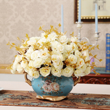 陶瓷花瓶花盆欧式摆件办公餐桌创意摆件陶瓷花艺花瓶花器家居装饰