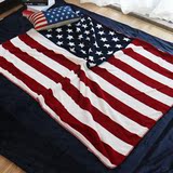 美式英伦国旗创意休闲盖毯 外贸双层多功能沙发巾空调午休毯毛毯