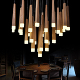 北欧现代艺术灯具复古咖啡厅个性创意灯饰客餐厅卧室简约实木吊灯