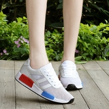 阿迪达斯/ADIDAS高帮女鞋正品三叶草学生跑步鞋韩版休闲运动板鞋