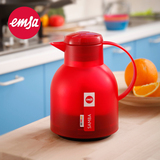 德国进口EMSA爱慕莎热水瓶家用玻璃内胆小暖壶办公室按压式保温壶