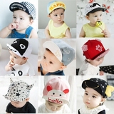 韩版春宝宝鸭舌帽6个月1-3岁男女童遮阳帽软檐网眼帽棒球帽潮夏季