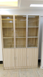 佛山现代家具文件柜木质板式资料柜简约办公书架三层多功能收纳柜