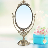 安娜苏复古高档欧式大号台镜子双面公主可爱台式旋转化妆梳妆镜