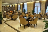 新中式现代售楼处洽谈桌椅组合欧式咖啡厅茶楼接待部实木沙发椅