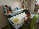 康朴乐台湾原装儿童学习桌椅套餐哈佛贵族MATCH椅 可升降学习桌椅