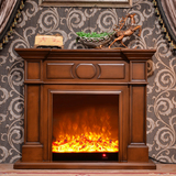 1.2米简约象牙白壁炉 欧式壁炉柜 实木美式壁炉架 电子壁炉装饰柜