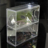 桌面透明多层陈列胶带眼镜墨镜饰品笔物件收纳架亚克力抽屉盒