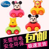 迪士尼卡通交通玩具男女孩儿童软胶惯性回力车小汽车宝宝益智套装