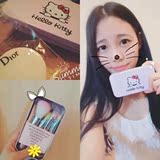 韩国hello Kitty 凯蒂猫新款化妆刷套盒7支装 化妆工具盒方便携带