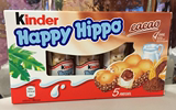 德国进口零食健达Kinder Happy Hippo cacao开心河马巧克力5条装