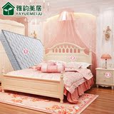 韩式床田园风格床公主床欧式双人床1.5 1.8米实木床婚床卧室家具