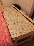 江浙沪包邮床加宽实木床松木床床架加宽床加长床板儿童床拼接床