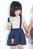英国代购NEXT进口童装16夏女宝宝女童Peppa Pig背带式短袖连衣裙