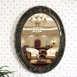 新款欧式复古镜子梳妆镜浴室镜 壁挂镜化妆镜卫生间镜子美容镜