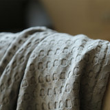 外贸出口春秋纯色纯棉双层双面毛毯 童毯午睡毯毯沙发毯休闲毯子