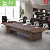 厦门办公家具会议桌长桌大型简约现代简易长方形职员长条办公桌椅