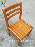 实木阅览椅木椅图书馆儿童学生木制阅览椅 木头椅子钢木阅览室椅