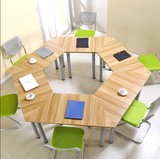 包邮会议桌办公桌创意洽谈桌小型组合会议桌简约现代拼接培训桌