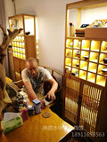 新中式博古架老榆木多宝阁实木茶架展示柜置物架书架免漆书柜家具