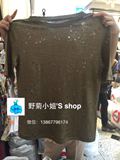 韩国正品代购16夏季女装新款mathieu圆领休闲破洞纯色短袖T恤衫