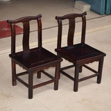 老挝大红酸枝小官帽椅老红木家具实木靠背椅/家用办公椅/靠背椅