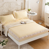 纯色床笠单件全棉夹棉加厚床罩席梦思防滑床垫保护套1.2m1.8m床