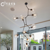 现代简约设计师吊灯lindsey玻璃球吊灯个性创意客厅餐厅艺术吊灯
