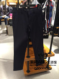 gxg．jeans男装 2016春款 藏青色气质简约休闲长裤#61602163