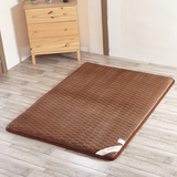 加厚法莱绒无痕床垫 防滑榻榻米床褥子 经济型单双人1.8m保暖垫被