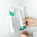 日式多用魔术贴牙膏挂架 洗面奶收纳粘钩 无痕胶贴牙刷牙膏架