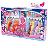 芭比娃娃套装空姐12关节3D眼睛女孩生日礼物儿童玩具甜甜屋包邮