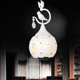 小鸟吊灯现代简约鱼线餐厅灯三头陶瓷单个创意个性小吊灯家用灯具