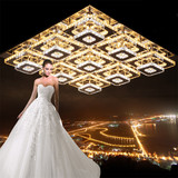 宏吉时尚现代LED吸顶灯简欧奢华水晶大气客厅餐厅卧室工程样板间