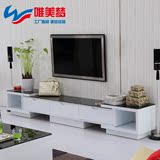 韩式电视柜组合客厅烤漆钢化玻璃电视机柜茶几简约现代小户型套装