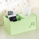 欧式创意木质桌面圆筒纸巾盒韩版家用客厅茶几餐桌时尚简约抽纸盒