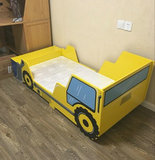 卡通儿童床 男孩汽车床 挖土机造型木制童床 单人床 包邮
