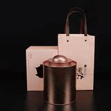 高档锤纹茶叶铁罐包装盒礼盒通用批发锡罐金属铁盒不锈钢茶叶桶