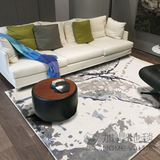 加鼎 印度进口地毯客厅灰色蝴蝶时尚长方形现代吸尘简约欧式