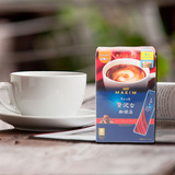 日本咖啡AGF maxim 奢侈赘沢咖啡店温和低糖三合一速溶咖啡8本入