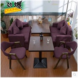 厂家 咖啡厅桌椅 西餐厅 奶茶店 洽谈桌椅酒店餐桌 家用沙发 卡座