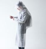 成人背包雨衣长款户外徒步旅游男女韩国时尚透明帽檐单人大码雨披