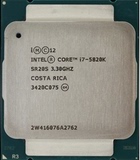 现货Intel/英特尔 I7 5820K 散片CPU 3.3G 六核12线程 LGA2011针