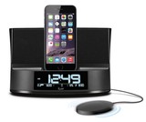 美国ILuv苹果音响6s充电底座手机播放器床头音响钟控收音机振动器
