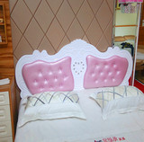 床头板欧式软包床头简约双人定制烤漆床靠背板韩式公主床屏包邮