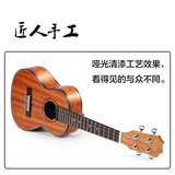 美国直邮fanni手工尤克里里21/23/26寸小吉他 ukulele 初学者乐器