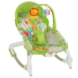 美国直邮代购Fisher Price 费雪婴儿电动震动摇椅三档折叠安抚椅