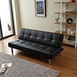新款可折叠 沙发床 1.8米实木皮质沙发多功能小户型午休沙发包邮
